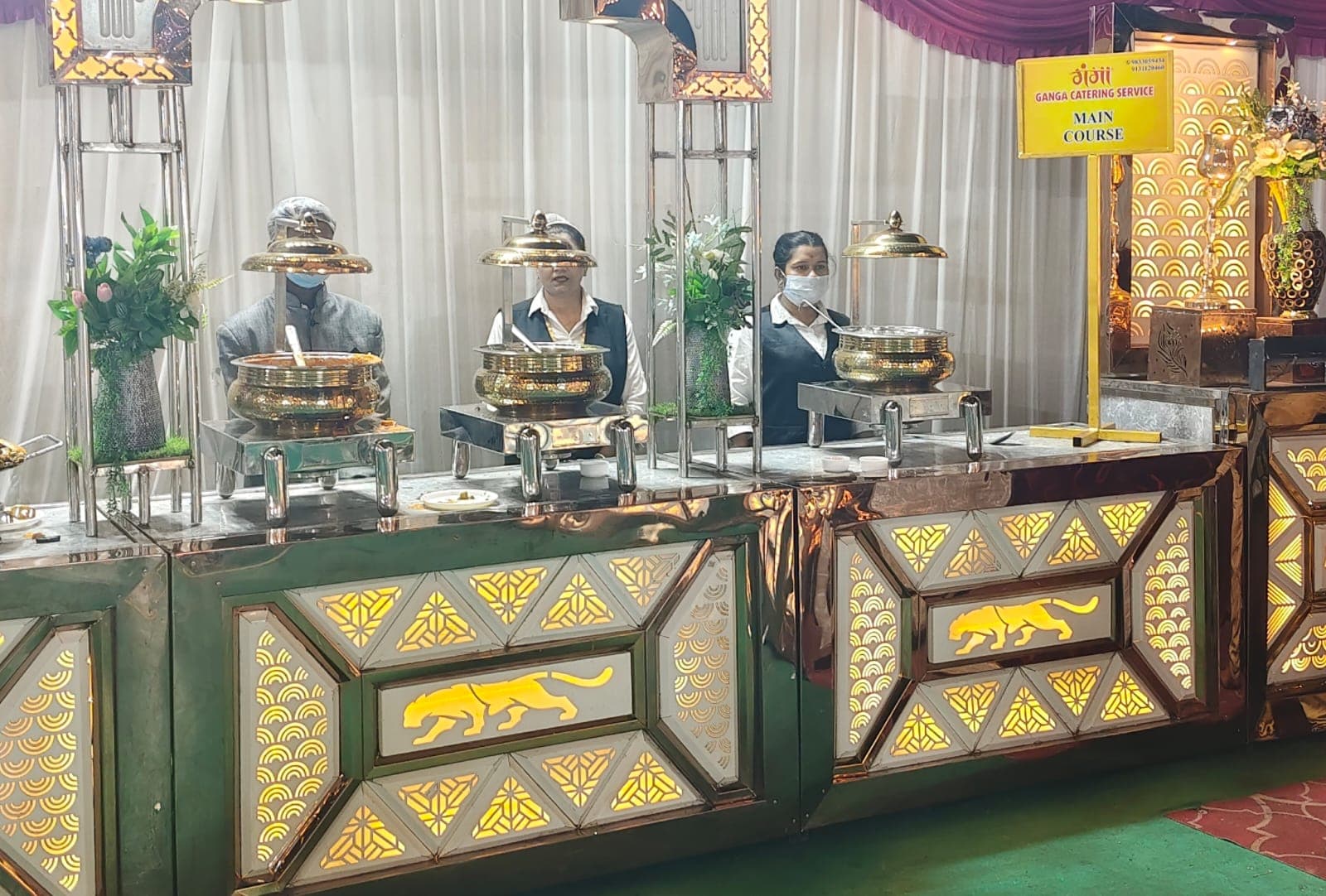 Ganga Catering event staff